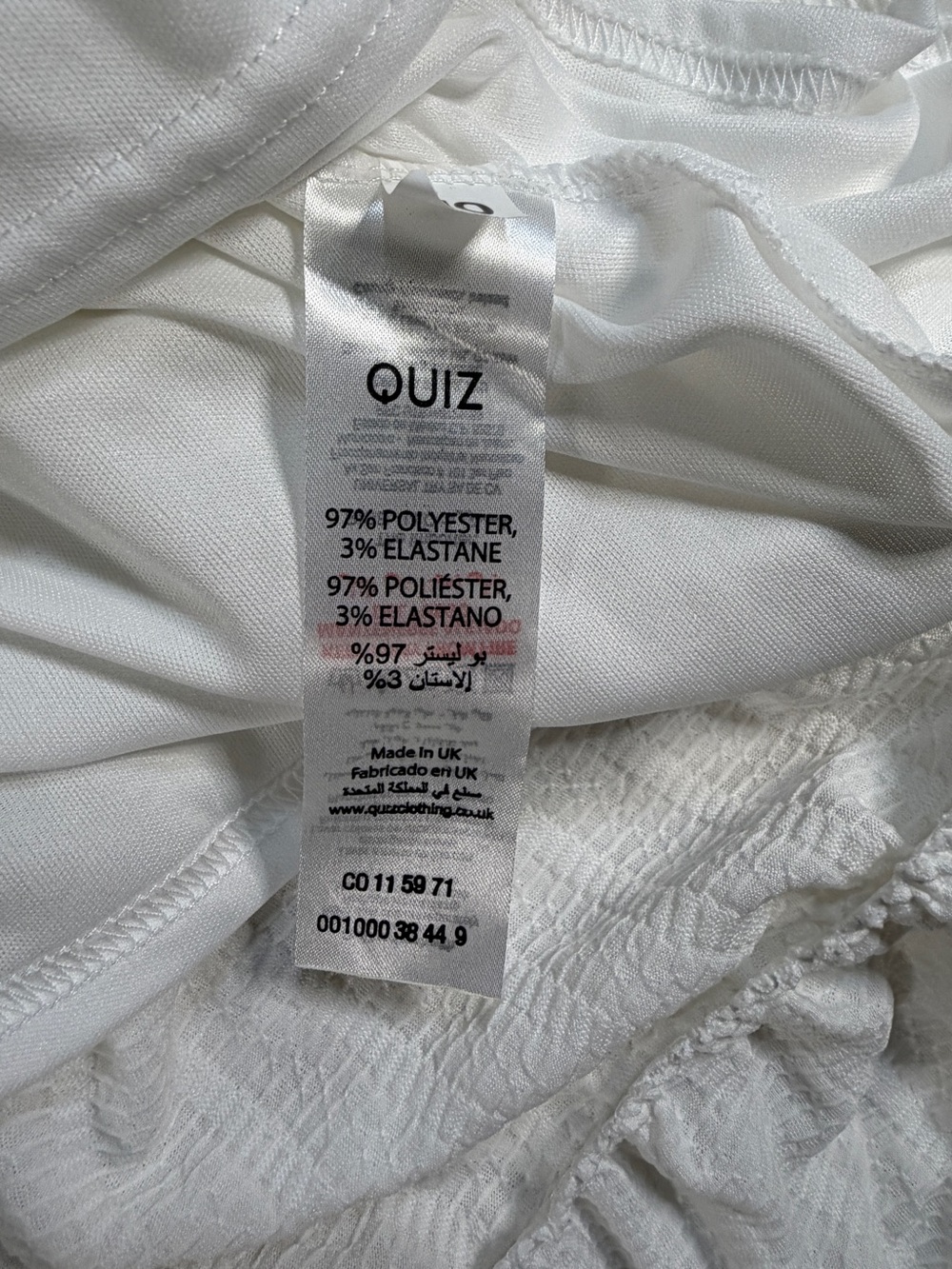 White Twist-Front Spaghetti Strap Maxi Dress - Picture 11 of 12